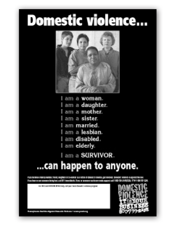 Domestic violence can happen to anyone