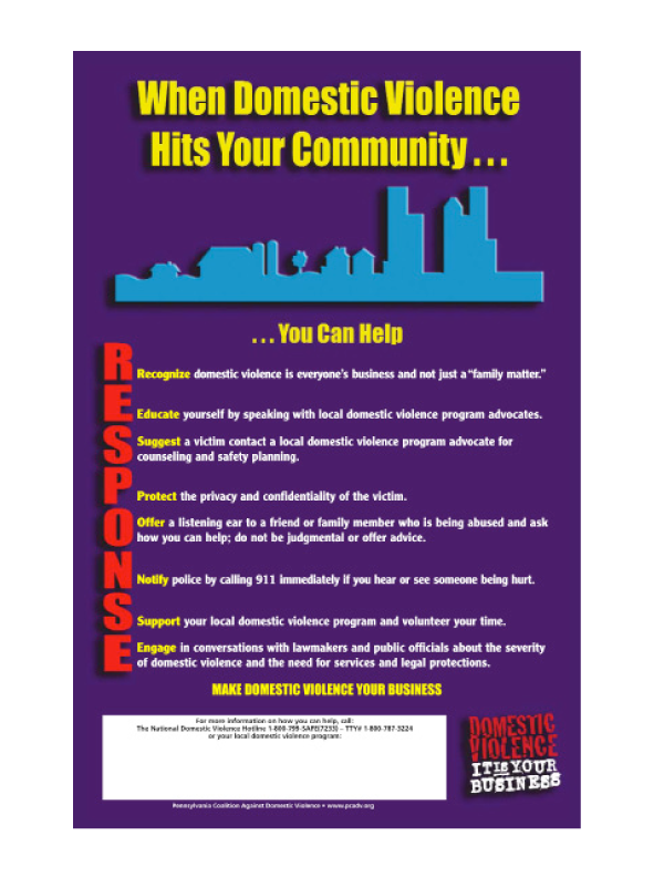 When Domestic Violence Hits Your Community [RDV-4] | National Resource ...